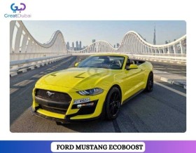 Rent Ford Mustang GT Coupe V8 2019 in Dubai - Iconic Power