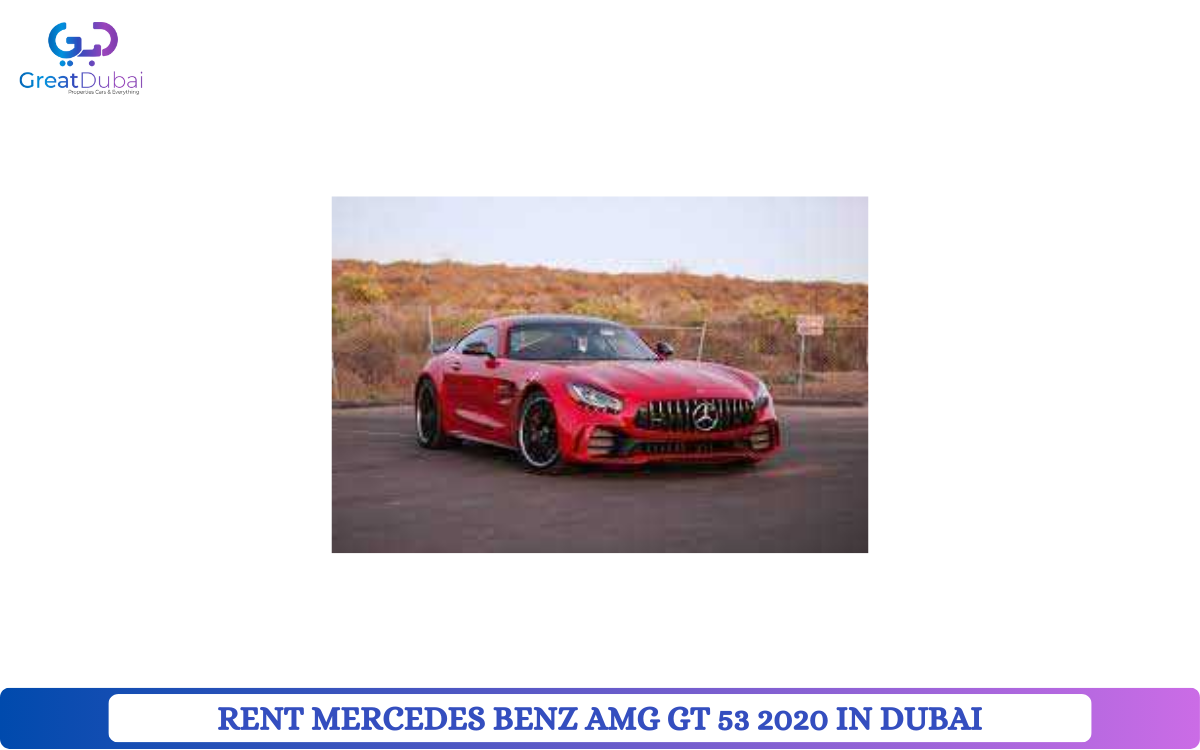 RENT MERCEDES BENZ AMG GT 53 2020 IN DUBAI-image