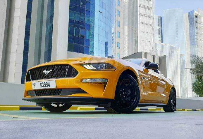 Rent Ford Mustang GT Coupe V8 2019 in Dubai - Iconic Power-pic_4