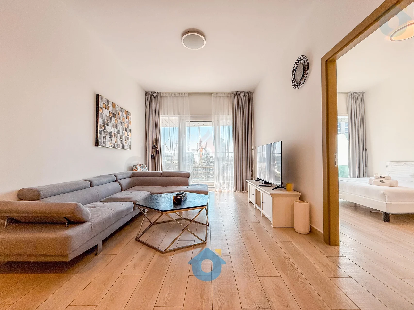 HOT DEAL – 1 Bedroom + Study | Fully Furnished | Huge Balcony | Laya Mansion, JVC